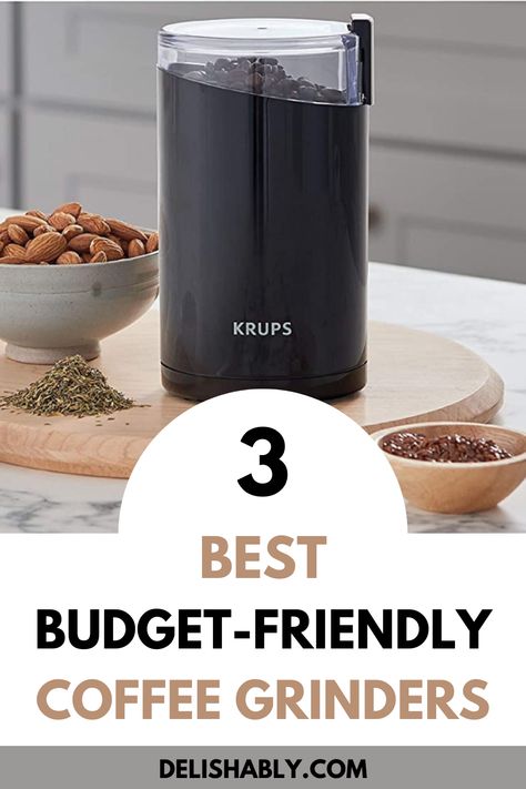 Krups F203 spice and coffee grinder, best affordable coffee grinders Coffee Tools, Best Coffee Grinder, French Presses, Cheap Coffee, Coffee Grinders, Best Coffee Maker, Coffee Grinds, Good Coffee, Hamilton Beach