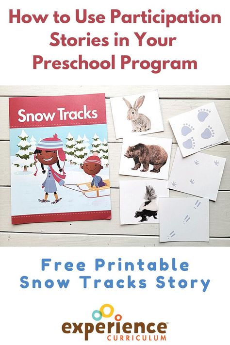 Snow Tracks Literacy Activity for Preschoolers with game cards Small Group Literacy Activities, Literacy Activities For Preschoolers, Snow Story, Snow Tracks, Snow Activities, Preschool Programs, Activities For Preschoolers, Preschool Literacy, Animal Tracks