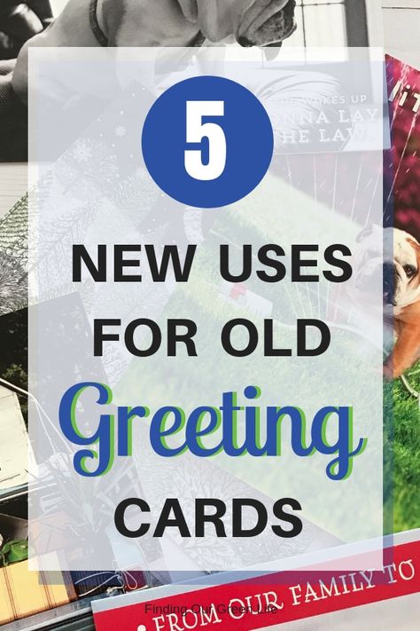 How To Use Old Greeting Cards, What To Do With Birthday Cards, Vintage Greeting Cards Crafts, Old Greeting Cards What To Do With, Old Cards What To Do With, Old Christmas Card Crafts, What To Do With Old Greeting Cards, Upcycle Cards, Using Old Christmas Cards