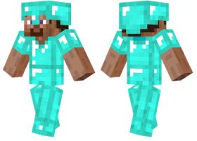 Diamond Armor Minecraft, Diamond Armor, Skins For Minecraft Pe, Minecraft Diamond, Minecraft Steve, All Minecraft, Skin Minecraft, Minecraft Pocket Edition, Minecraft Pe