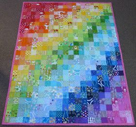 Pixel Quilt, Watercolor Quilt, Postage Stamp Quilt, Bright Quilts, Rainbow Quilt, Batik Quilts, Scrap Quilt Patterns, Patchwork Quilt Patterns, Scrappy Quilt