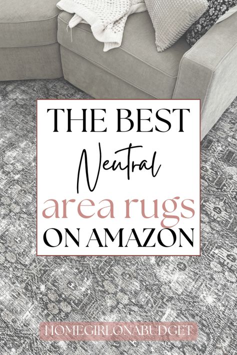 30 Best Affordable & Neutral Rugs Trending on Amazon Couch Rug Placement Layout, Neutral Area Rugs In Living Room 10x14, The Best Rugs, Bedroom Rug Neutral, How To Place Area Rugs Living Rooms, Bedroom With Rug Ideas, 8 X 10 Area Rugs In Living Room, Large Area Rugs In Living Room Ideas, Modern Living Room Rug Ideas