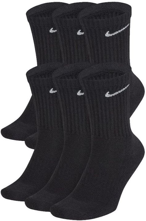 Nike Crew Socks - Up to 75% off Outlet prices! Nike Crew Socks, Nike Socks, Fashion Tutorial, Running Socks, Black Socks, Nike Kids, Athletic Socks, Nike Store, Black Nike