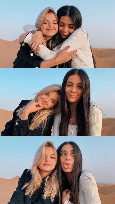 Poses For 2 Sisters, Pose For Bff, Poses For Two Sisters, 2 Best Friend Photoshoot, 2 Friend Photoshoot, Poses With Bestie Aesthetic, Photo Poses For 2 Friends, Poses For Friends Duo, Sister Goals Pictures