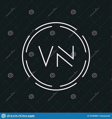 Vn Logo Design, Vn Logo, Logo Design Illustration, Digital Abstract, Creative Typography, Vector Template, Letter Logo Design, Vector Illustration, Typography