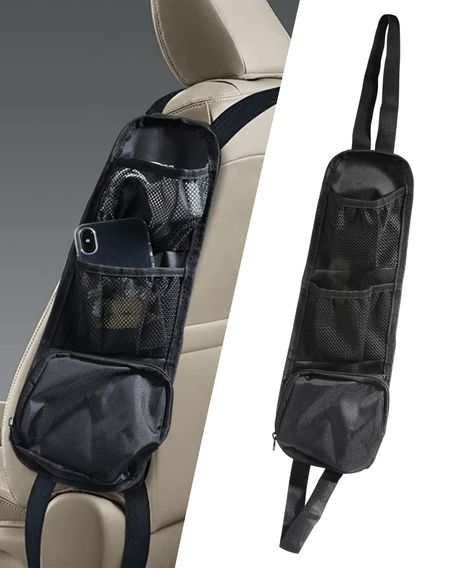 PRICES MAY VARY. [Durable Material]The seat side pockets are made of 600D Oxford fabric and mesh fabric. Durable, wear-resistant, breathable, thicker, and can be used for a long time. [Product Specification] The size of the car organizer is approximately 17 inches × 5.5 inches, most cars, SUVs, trucks, etc. The stretchable elastic storage bag perfectly covers both sides of the car seat, providing a comfortable fit that does not take up too much space. [Multi Functional Pocket Design] Storage bag Semi Trucks Interior, Car Seat Storage, Suv Accessories, Car Accessories For Guys, Van Storage, Red Jeep, Storage Hanging, Mom Car, Car Camper