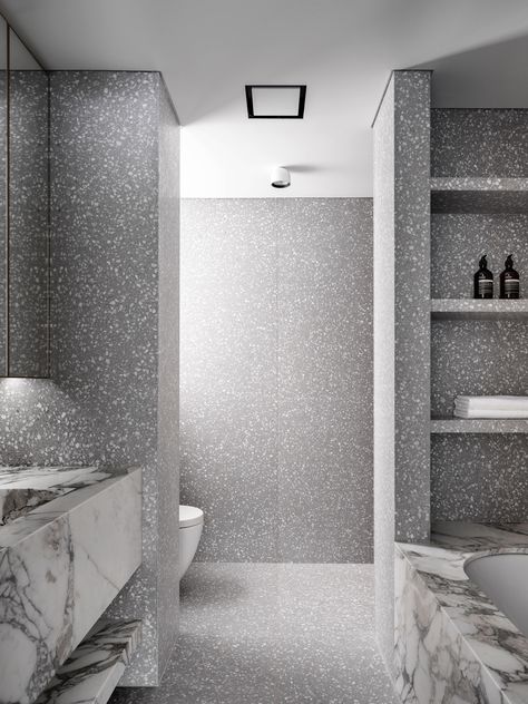 Terrazo Tile, The Unlisted, Terrazzo Bathroom, Modern Terrazzo, Design Publication, Shapes Design, Terrazzo Tiles, The Local Project, Curated Design