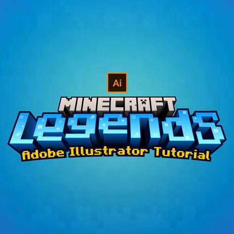 Mincecraft, Minecraft Legends, Tutorial Minecraft Graphic Design, Server Ideas, Minecraft Logo, Adobe Illustrator Tutorials, Minecraft Tutorial, 3d Text, Color Crafts, Minecraft Designs, Autumn Nails