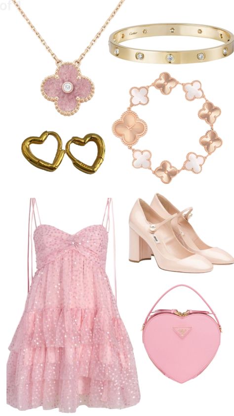 Pink Outfit Collage, Kiss On The Lips Party, Pink Inspired Outfits, Barbie Inspired Outfits Pink, Oppenheimer Outfit, Movie Fits, Outfits With Pink, Blackpink Disney, Barbie Premiere