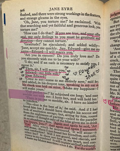 Persuasion Annotations, Jane Austen Annotations, Jane Eyre Book Quotes, Emma Annotations, Jane Eyre Annotations, Jane Eyre Book Aesthetic, Jane Eyre Fanart, Bronte Aesthetic, Pretty Annotations