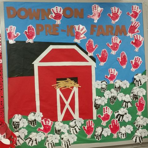 Farm Bulletin Board -Image Only Farm Theme Bulletin Board Ideas, Farm Bulletin Board, Class Bulletin Boards, Toddler Class, Bulletin Board Ideas, Farm Ideas, Farm Theme, Back To School Activities, Class Ideas