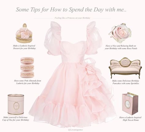 SOME WONDERFUL TIPS FOR HOW TO SPEND THE DAY FEELING LIKE A PRINCESS ON YOUR BIRTHDAY.. Birthday Princess Outfit, Dior Cake, Princess Day, 31 Birthday, Princesscore Aesthetic, Teacup Vintage, Feel Like A Princess, Heart Shaped Cakes, Aesthetic Dress