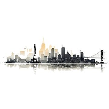 A captivating design that portrays the iconic San Francisco skyline in a striking silhouette. It evokes a sense of wonder and admiration for the city's iconic landmarks and the vibrant culture that thrives within its bustling streets. Laptop Skin Design, Iconic Landmarks, City Life, Laptop Skin, San Francisco Skyline, San Francisco, Sense, Vibrant Colors, Laptop