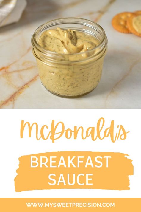 If you loved McDonald’s Breakfast Sauce and can’t seem to forget about it, then this good-as-the-original, copycat recipe is exactly what you need! It captures all the explosive flavors and creamy goodness that we all love using simple sauces, seasonings, and spices, done in just 10 minutes! Mcdonald’s Breakfast Sauce Recipe, Copycat Mcdonald’s Breakfast Sauce, Mcdonald Breakfast Sauce, Breakfast Sauce Mcdonalds, Mcdonald's Bagel Sauce Recipe, Breakfast Sandwich Sauce Recipe, Mcdonald’s Breakfast Sauce, Breakfast Sandwich Sauce, Mcdonalds Breakfast Sauce Recipe