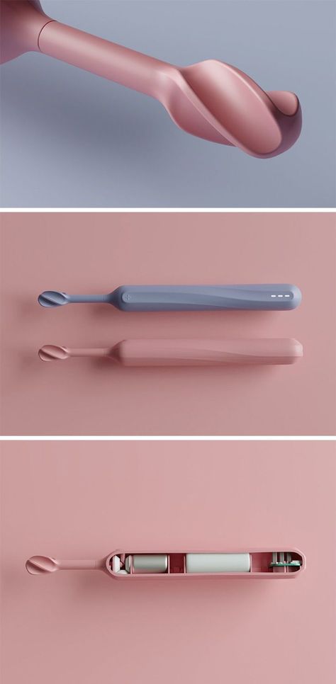 Handheld Product Design, Futuristic Product Design, Keyshot Render, Industrial Design Trends, Bookshelf Design, Cotton Buds, Q Tip, Medical Devices, Yanko Design