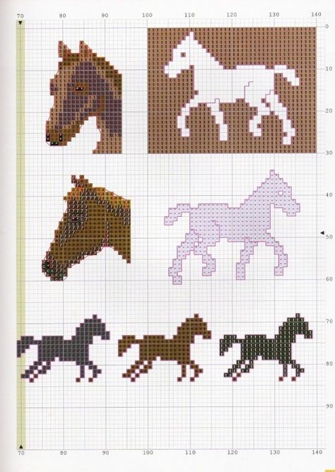 Intarsia Knitting Charts, Cross Stitch Horse, Intarsia Knitting, Pixel Crochet, Horse Pattern, Pixel Pattern, Crochet Tapestry, Tapestry Crochet, Embroidery Craft