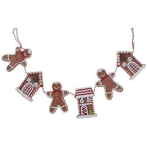 Gingerbread House Garland, Gingerbread Garland, Cookie Christmas, Gingerbread Christmas Decor, Raz Imports, Gingerbread Ornaments, Christmas Kitchen Decor, Garland Christmas, Gingerbread Cookie