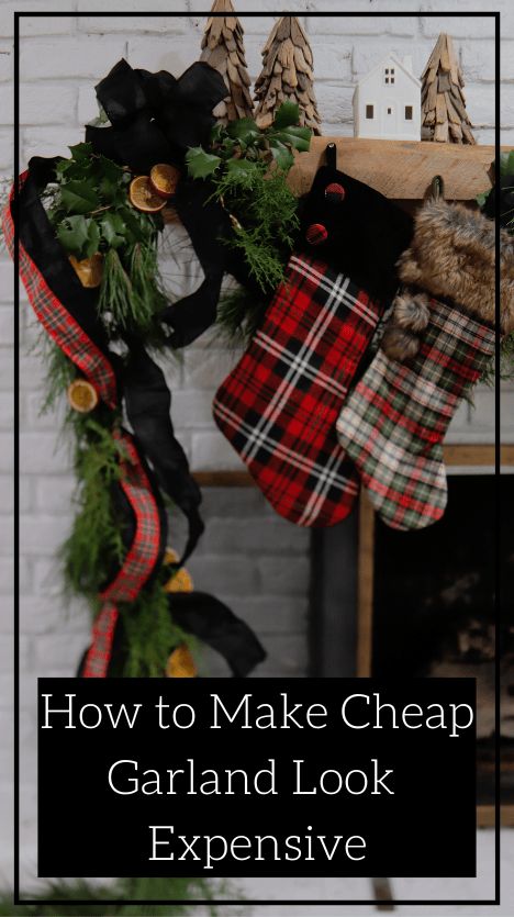 How To Make Cheap Garland Look Expensive Cheap Garland Look Expensive, Twig Branch, Simply Home, Dried Oranges, Orange Ribbon, Look Expensive, Little Christmas Trees, Ornament Hooks, Diy Garland