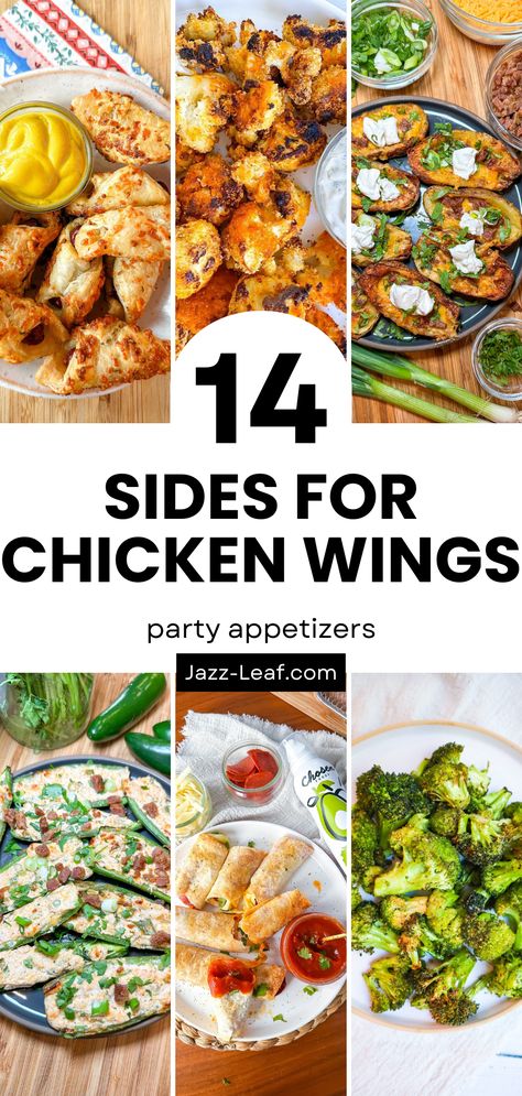 Buffalo Wings Side Dishes, Chicken Wing Side Dishes Dinners, Sides For Hot Wings, Wing Sides Dishes, Side Dishes For Wings, Side Dishes For Chicken Wings, Sides For Wings, Best Sides For Chicken, Sides For Chicken Wings