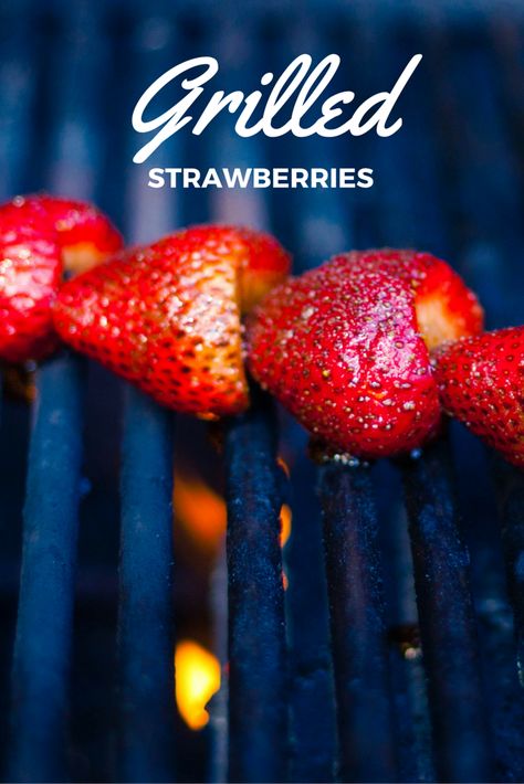 Balsamic and sugar glazed Grilled Strawberries make a delicious sundae on a hot summer day! #CookOutWeek #The_French_Farm Campfire Cooking Recipes, Grilled Strawberries, Breads Recipes, Foil Packet Dinners, Low Carb Ice Cream, Quick Treats, Grilled Fruit, Decadent Chocolate Cake, Chef's Kitchen