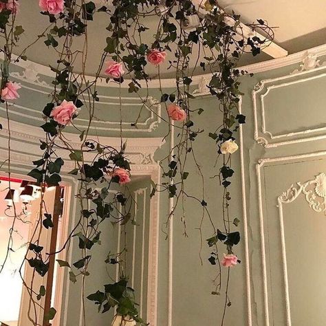 pink flowers hanging Doom 3, Nature Aesthetic, Aesthetic Room, Pink Aesthetic, Pretty Flowers, Wall Collage, Design Interior, Pretty Pictures, Room Inspiration