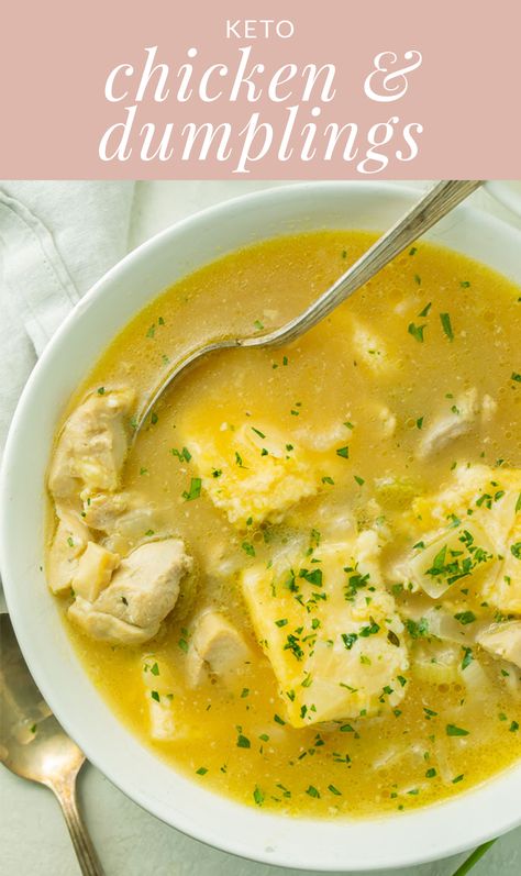 Keto Classic Meals, Egglife Chicken And Dumplings, Low Carb Dumplings Recipe, Keto Chicken Dumplings, Hearty Keto Meals, Keto Chicken And Dumplings Crock Pot, Keto Chicken And Dumplings, Low Carb Chicken And Dumplings Crockpot, Low Carb Winter Recipes