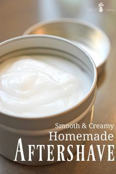 Homemade Aftershave Lotion. So easy to make yourself! For guys or gals. Homemade Aftershave, Apothecary Remedies, Homemade Lotions, Coconut Oil Lotion, Skin Craft, Diy Soaps, Lotion Recipe, Gifts For Guys, Homemade Lotion