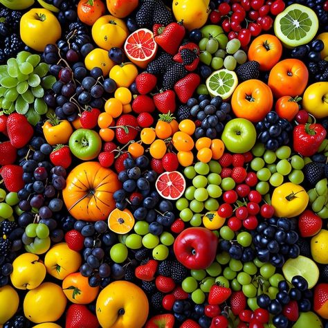 Photo a large display of fruits includin... | Premium Photo #Freepik #photo #fruits #fresh-fruit #fresh-fruits #fruits-vegetables Fruits Video, Fruits Photography, Fruits Aesthetic, Fruits Wallpaper, Islamic Months, Aesthetic Fruit, Fruit Aesthetic, Food Benefits, Vegetables Photography