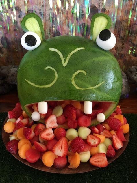 Jungle Theme Hippopotamus Fruit Salad Stitch Themed Birthday Party Ideas, Lilo And Stitch Party Games, Stitch Birthday Party Games, Stitch Birthday Party Ideas Diy, Lilo And Stitch Luau Party, Lili And Stitch Birthday Party, Leo And Stitch Birthday Party, Stitch Pool Party Ideas, Stitch Party Games