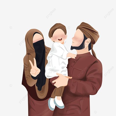 parenting,muslim,family,son,illustration,brown,clothing,muslim family,muslim clothing,heart,love,icon,shading,family cartoon,detailed description of the image,eid fitr,eid fitri,eid al fitr,eid mubark,eid mubarok,eid fitri cartoon Eid Fitr, Fitr Eid, Eid Mubark, Fesyen Islam, Family Png, Muslim Images, Muslim Couple Photography, Muslim Family, Islamic Cartoon