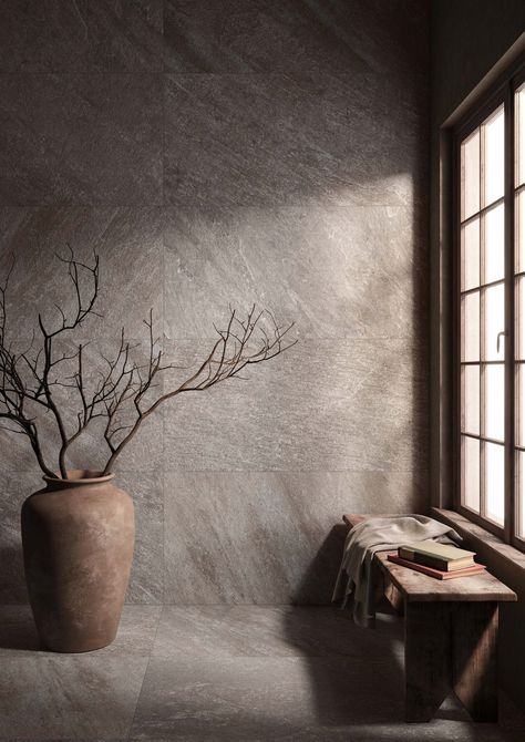 Modern Earthy Home Decor: The Big Interior Design Trend For 2021 — MELANIE LISSACK INTERIORS Stone Wall Interior Design, Marble Effect Tiles, Stone Walls Interior, Earthy Decor, Stone Wall Design, Earthy Home Decor, Stone Tile Wall, Stone Wall Art, Earthy Home