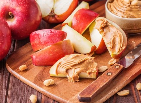 What Happens To Your Body When You Eat an Apple Every Day | Eat This Not That Apples And Peanut Butter, Peanut Butter Snacks, Apple And Peanut Butter, 1200 Calories, Vegan Eats, Food Combining, Food Pairings, Vitamin B, Fun Snacks