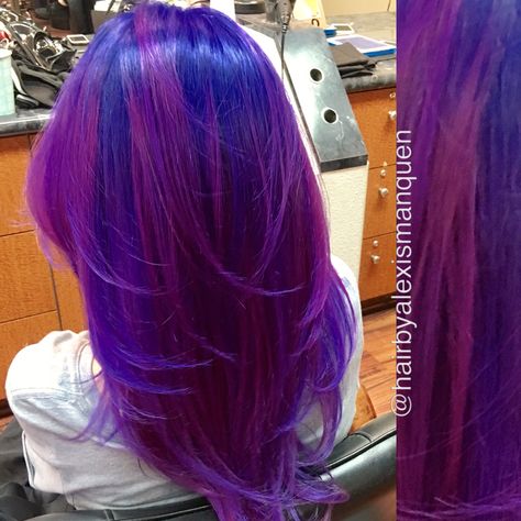 Purple And Blue Hair Ideas, Pink And Purple Hair Ombre, Blue And Pink Hair Ideas, Pink Blue Purple Hair, Pink Hair Dye Ideas, Pink And Purple Hair Ideas, Pink Purple Blue Hair, Blue Pink Hair, Purple And Pink Hair