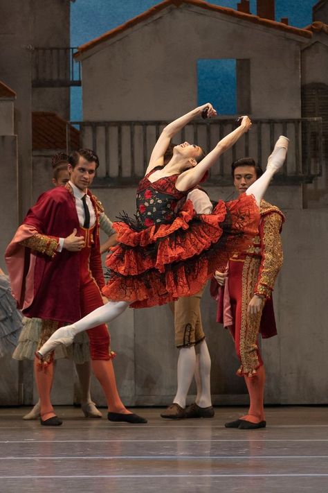 💃 Akane Takada as Kitri in The Royal Ballet's Don Quixote, 2019 Akane Takada, Carlos Acosta, Famous Ballets, Dancer Lifestyle, Spanish Dance, The Royal Ballet, Royal Opera House, Ballet Beauty, Dance Dreams