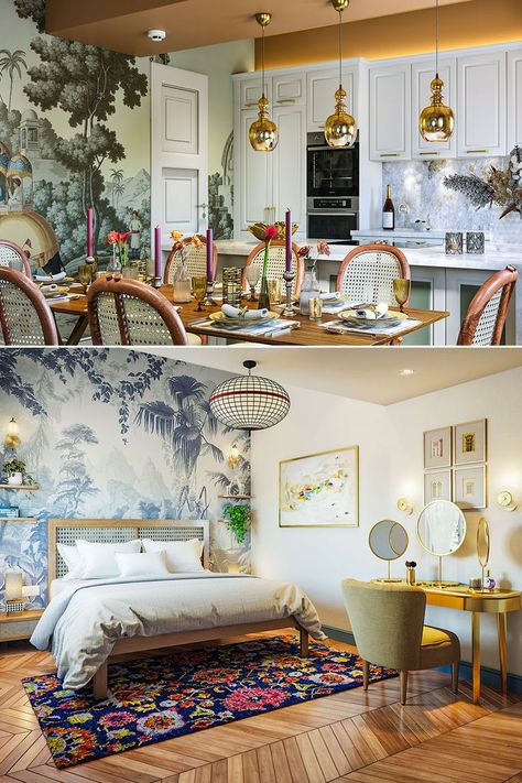 celebrity-homes-ideas Celebrity Houses Interior, Celebrity Bedrooms, Maximalist Home Decor, Maximalist Interior, Maximalist Home, London House, Sonam Kapoor, Celebrity Houses, Interior Ideas