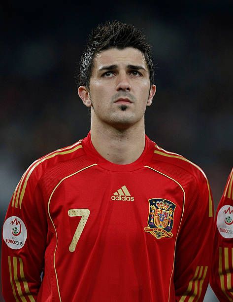 David Villa Spain Pictures and Photos David Villa Barcelona, Messi 2010, Villa Spain, Spain Pictures, Spain National Football Team, Football Pics, David Villa, Football Players Photos, Manchester United Legends