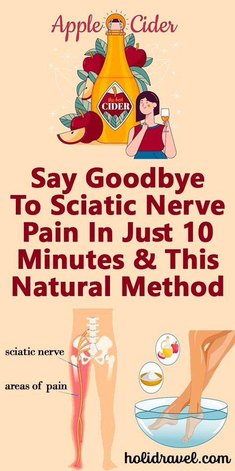 Say Goodbye To Sciatic Nerve Pain In Just 10 Minutes & This Natural Method How To Relieve Sciatic Nerve Pain, Sciatic Nerve Exercises, Nerve Pain Remedies, Sciatic Nerve Stretches, Sciatic Nerve Relief, Sciatic Nerve Pain Relief, Sciatica Stretches, Joints Pain Remedy, Benefits Of Apple Cider Vinegar