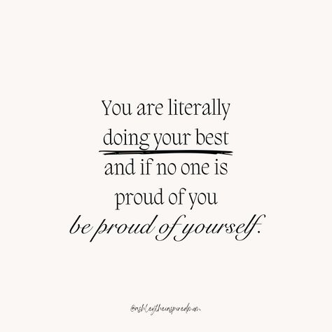 “You are literally doing your best and if no one is proud of you, be proud of yourself.” #quotesandsayings #quotesformoms #quotesaboutlife #motivationalquotes #quotesofinstagram #postivequotes #doingyourbest #beproudofyourself Ashley Simone, Proud Of You Quotes, Be Proud Of Yourself, Doing Your Best, Proud Of Yourself, Winter Outfits For School, Toddler Mom, You Quotes, Can You Be