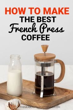 French Press Coffee Recipe, Best French Press Coffee, Best French Press, Bodum French Press, French Press Coffee Maker, Dessert Aux Fruits, French Coffee, Desserts Vegan, Coffee Press