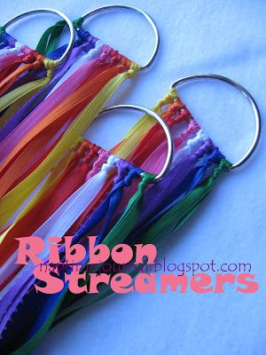 Ribbon Streamers - great for Easter, Pentecost or any time of celebration in the church. Could change the colours to suit the liturgical season. Time Journal, Ribbon Streamers, Worship Dance, Praise Dance, Operation Christmas, Vbs Crafts, Church Banners, Operation Christmas Child, Church Crafts