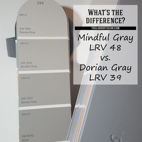 Mindful Gray Sherwin Williams, Gray House Exterior, Interior Paint Colors Schemes, Sherwin Williams Gray, Mindful Gray, Repose Gray, Gray Paint, Grey Exterior, Grey Paint