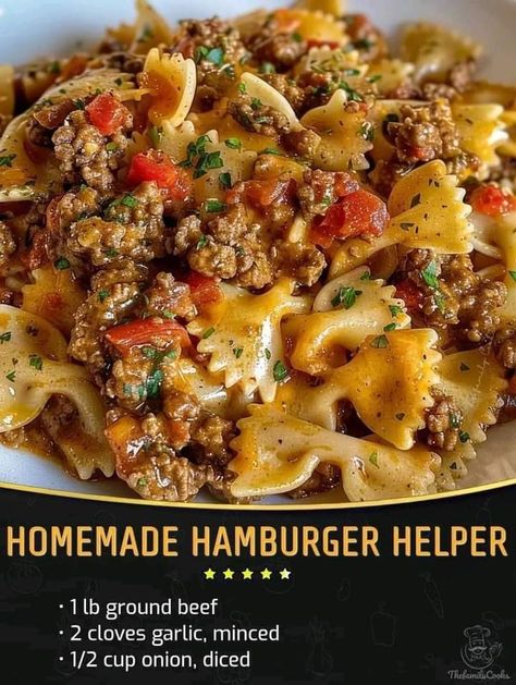 Hamburger Dinners, Stovetop Meals, Hamburger Helper Homemade, Struggle Meals, Comforting Casseroles, Cowboy Casserole, Hamburger Helper Recipes, Snack Easy, Beef Meals