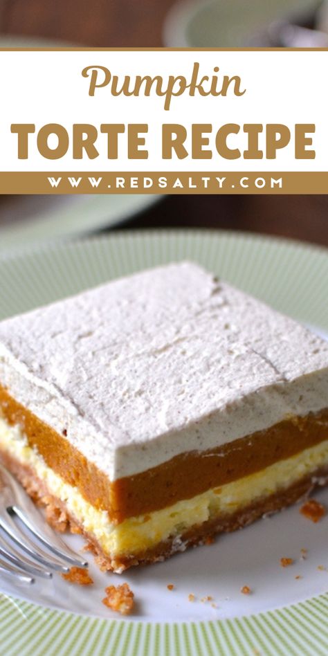 In this blog, I will share with you a pumpkin torte recipe that is extremely delicious. Pumpkin Torte, Torte Recipe, Ranch Recipe, Shortbread Cookie Recipe, Fruitcake Recipes, Vegetarian Cake, Pecan Pie Recipe, Punch Recipes, Toasted Pecans