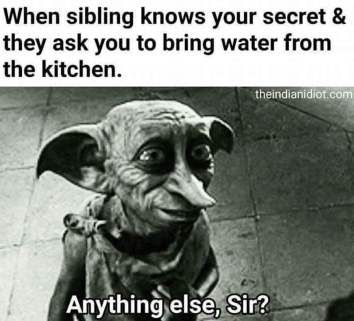 When sibling knows your secret - Funny Sibling Memes #funny #funnymemes #family #siblings #lol #memes #memesdaily #sister #brother Funny Sister Memes, Family Feud Funny Answers, Happy National Siblings Day, Funny Family Movies, Brother Sister Quotes Funny, Brother Memes, About Sister, Sibling Day, National Siblings Day