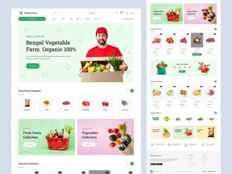 Vegetables Selling Shopify Store Design 🔥 ✅ Home Page Design ✅ Product Page Design ✅ FAQ & Privacy Policy Page ✅ Shipping & Tax Add ✅ Store SEO ETC Follow us On Instagram 👉 @devdexterous : #shopify #ecommerce #dropshipping #shopifystore #entrepreneur #ecommercebusiness #shopifydropshipping #fashion #business #smallbusiness #marketing #onlineshopping #digitalmarketing #shopifyseller #onlinebusiness #shopifyexperts #amazon #wordpress #shopping #onlinestore #woocommerce #webdesign Grocery Store Website Design, Grocery Website Design, 333 Project, Grocery Store Website, Grocery Website, Product Page Design, Mobile Landing Page, Identity Card Design, App Home Screen