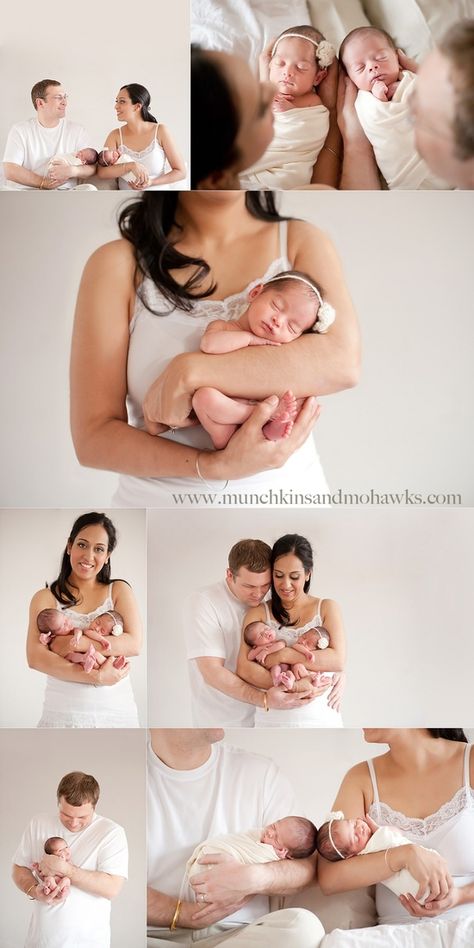 Newborn Twin Photography Ideas | Also from munchkinsandmohawksphotography.com Nicu Twins Photos, Holding Twins At The Same Time, Twin Newborn Pictures, Newborn Twin Photos, Twin Baby Photography, Twin Baby Photos, Twins Photography, Twins Newborn, Twins Posing