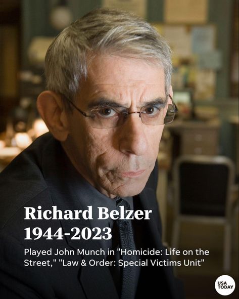 John Munch, Richard Belzer, Sly Stone, Celebrities Who Died, Celebrities Then And Now, Special Victims Unit, Hollywood Reporter, Last Words, Law And Order