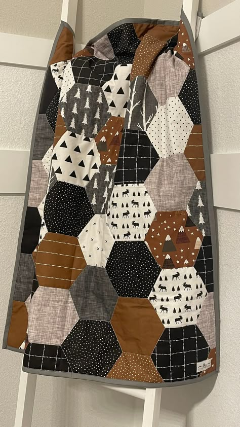 Adventure Quilt, Baby Quilt Size, Neutral Baby Quilt, Boys Quilt Patterns, Woodland Quilt, Neutral Quilt, Mountain Quilts, Whole Cloth Quilts, Modern Baby Quilt