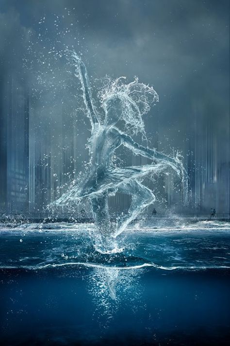 Water Powers, Water Element, Water Art, Fantasy Artwork, Surreal Art, Fantasy Landscape, Fantasy World, Beautiful Wallpapers, Creative Art