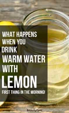 Lemon Water Recipe, Drinking Warm Lemon Water, Lemon Water In The Morning, Lemon Water Before Bed, Water With Lemon, Lemon Juice Benefits, Hot Lemon Water, Water Challenge, Lemon Diet